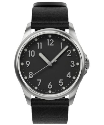 Reloj para hombres Mudita Radiant Charcoal Black Automatic