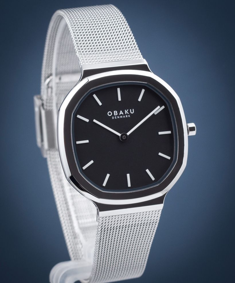 Reloj unisex Obaku Oktant Lille Onyx