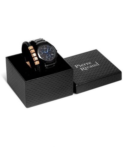 Reloj para hombres Pierre Ricaud Classic Chronograph SET