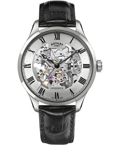 Reloj para hombres Rotary Greenwich Automatic Skeleton