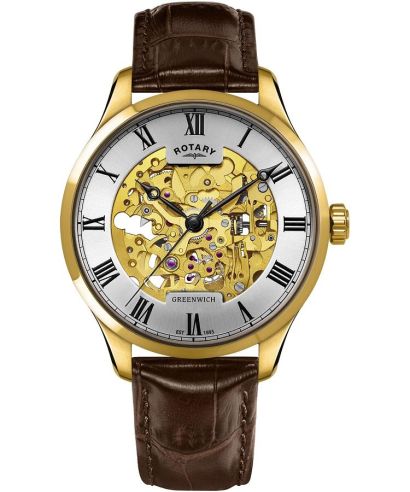 Reloj para hombres Rotary Greenwich Automatic Skeleton