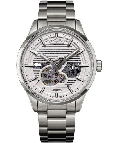 Reloj para hombres Rotary Greenwich Automatic Skeleton