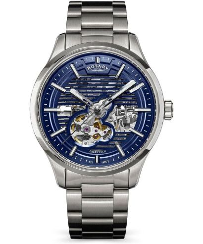 Reloj para hombres Rotary Greenwich Automatic Skeleton