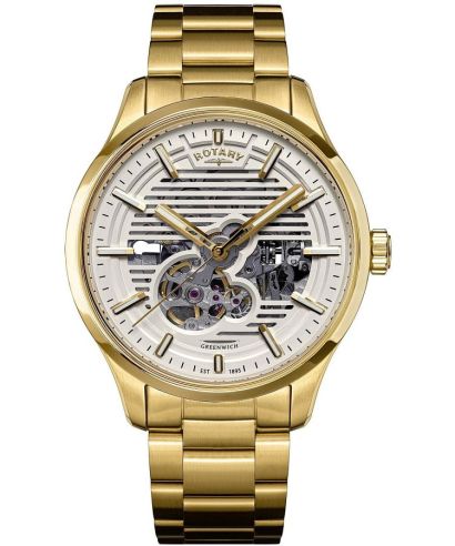 Reloj para hombres Rotary Greenwich Automatic Skeleton