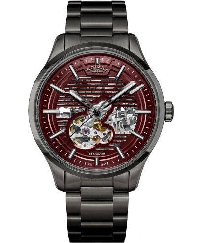 Reloj para hombres Rotary Greenwich Automatic Skeleton