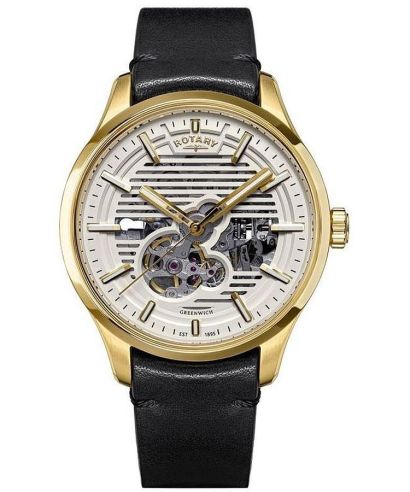 Reloj para hombres Rotary Greenwich Automatic Skeleton