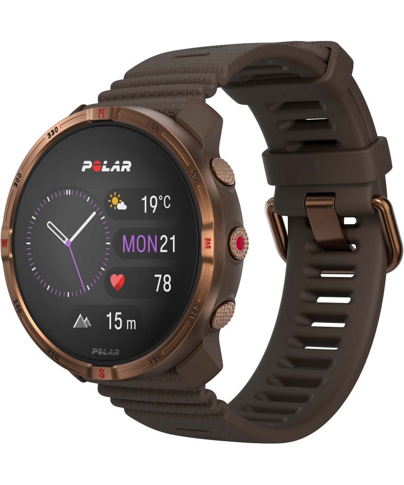 Reloj Deportivo unisex Polar Grit X2 Brown Copper