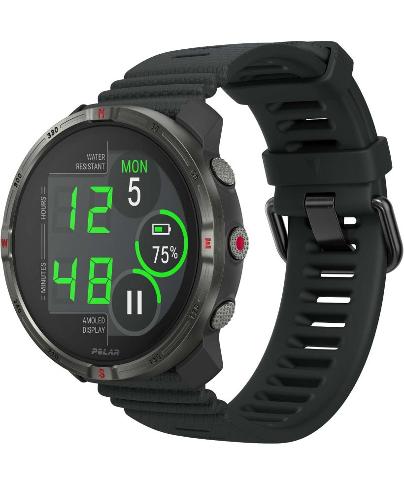 Reloj Deportivo unisex Polar Grit X2 Night Black