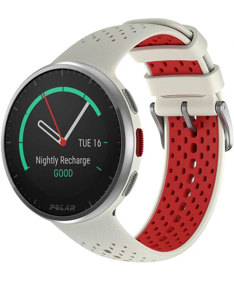 Reloj Deportivo unisex Polar Pacer Pro Snow White
