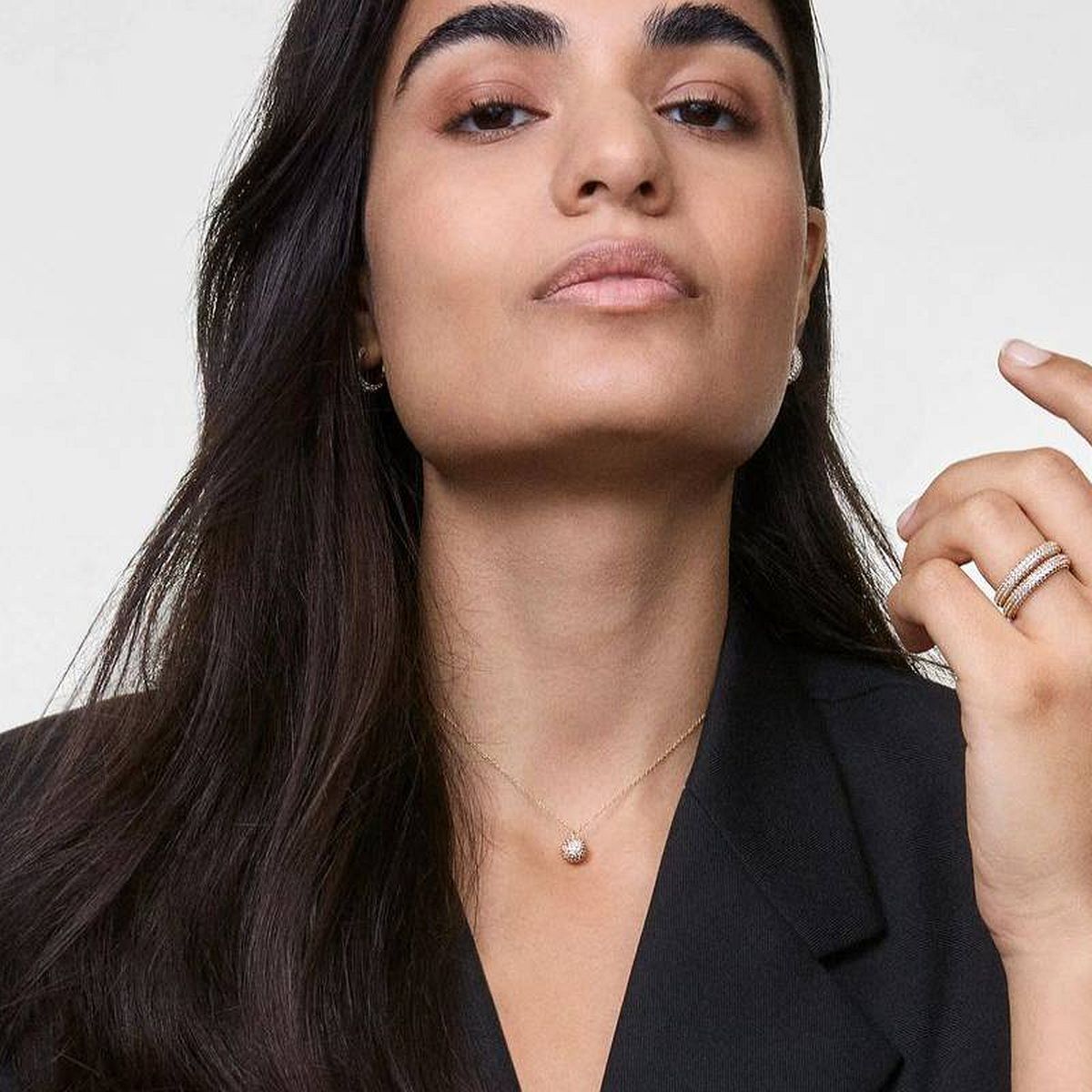 Collar Daniel Wellington Pavé Crystal Pendant Gold