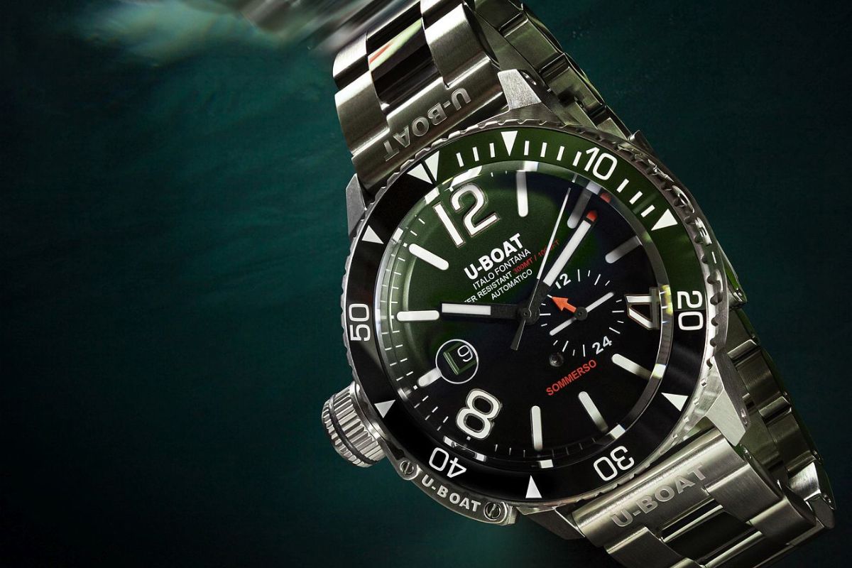 Reloj para hombre U-BOAT Sommerso Ceramic Green 
