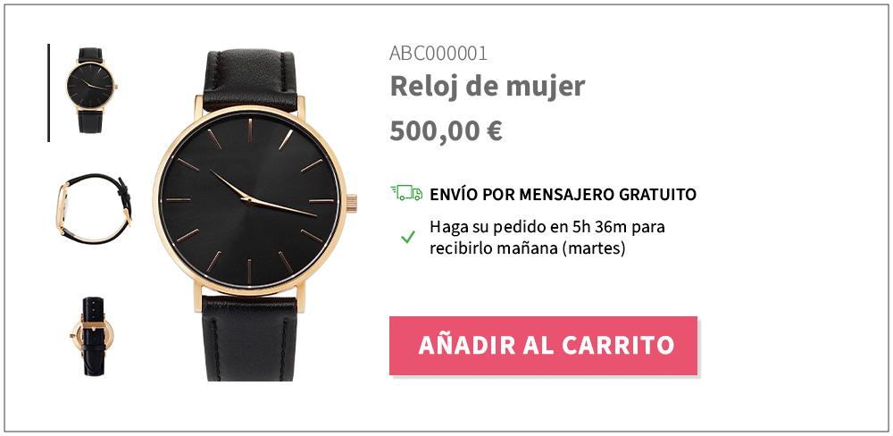 Tiempo de procesamiento de pedidos